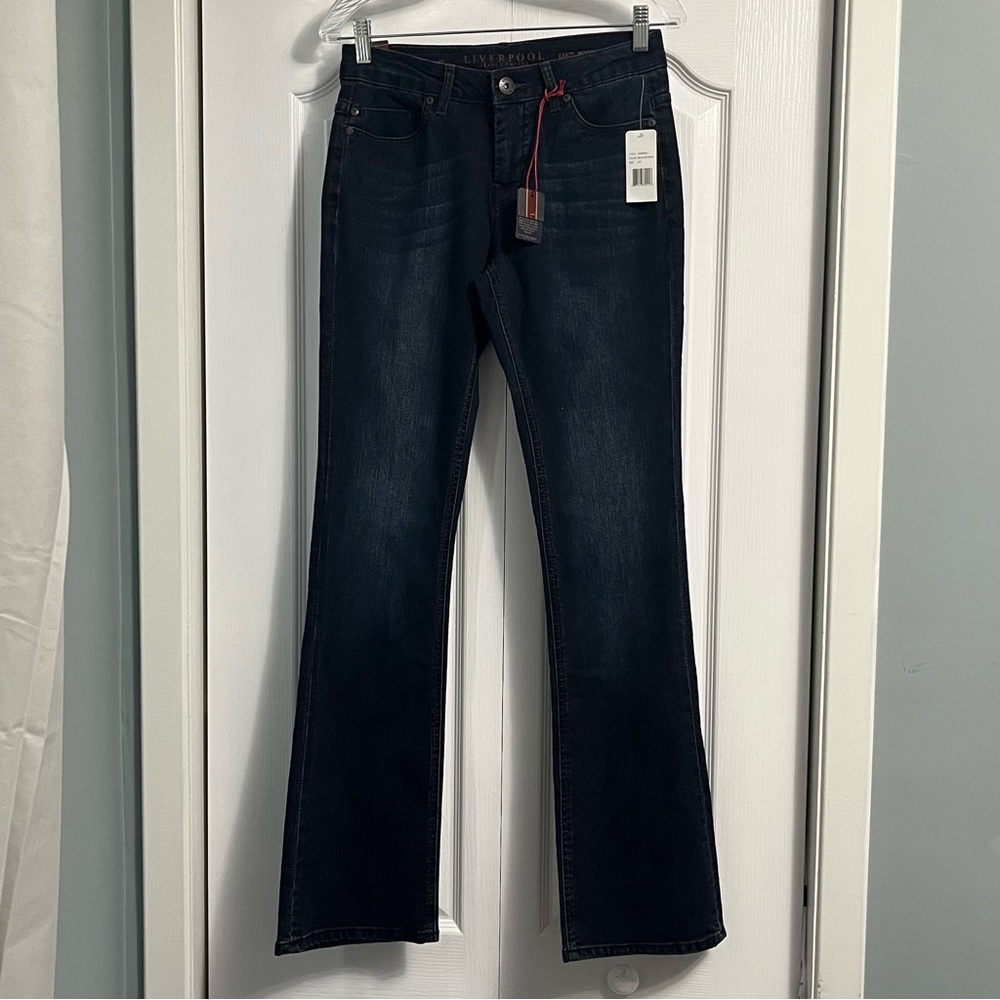 LIVERPOOL jeans company Lucy Bootcut denim jeans women’s size 4 / 27 NWT